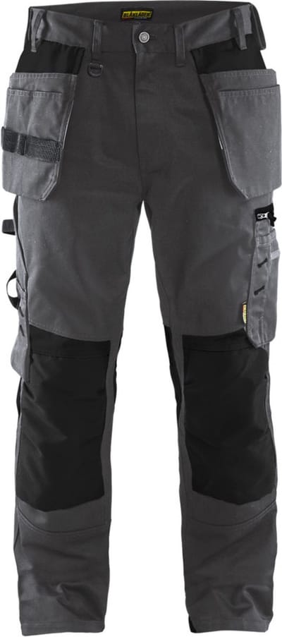 Blaklader Werkbroek met spijkerzakken 1555-1860 - Donkergrijs/Zwart - D84