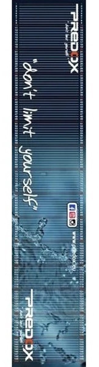 Predox Tournament Ruler 150 cm - oprolbare visliniaal van PVC voor nauwkeurig meten van vangsten