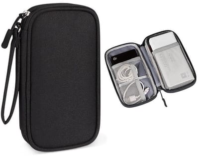 Travel Organizer - Zwart | 19 x 11 x 3,5 cm | Nylon/Polyester | Reisorganizer / Tas Organizer | Fashion Favorite