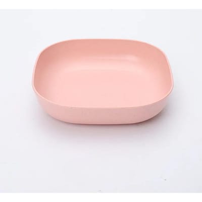Tarwestro Maaltijdbord Set, Rond Bord, Lichtgewicht, Niet-breekbaar, Dessertborden, Familiepicknick, Fruit Snacks Salade beige