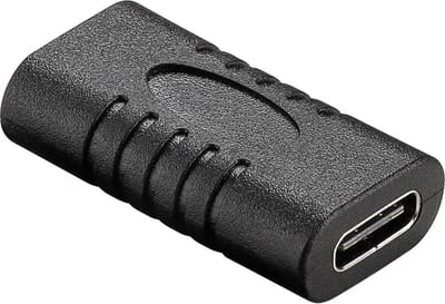 Pro USB-C Aan USB-C AV / multimedia paneel Zwart