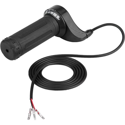 Poignée d'accélérateur universelle pour moto et Scooter électrique, vitesse de torsion, avec 3 fils noir