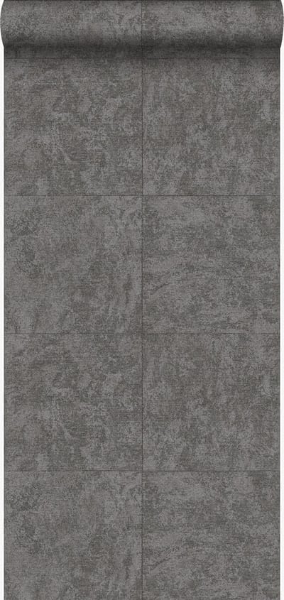 Origin Wallcoverings behang steen donker taupe - 53 cm x 10.05 m - 347407
