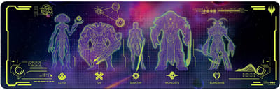 Ultra Pro - Magic: The Gathering - Edge of Eternities - Alien Race Primer Play Insert Table Playmat 240cm - UK