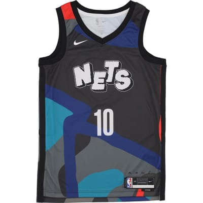 Basketbaltanktop voor heren Nba City Edition 2023/24 Swingman Jersey nr. 10 Ben Simmons Bronet zwart
