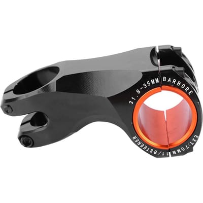 Mountainbike 17 Graden Aluminiumlegering Fietsbuis Stuurpen 31.8mm Vervanging (Zwart)