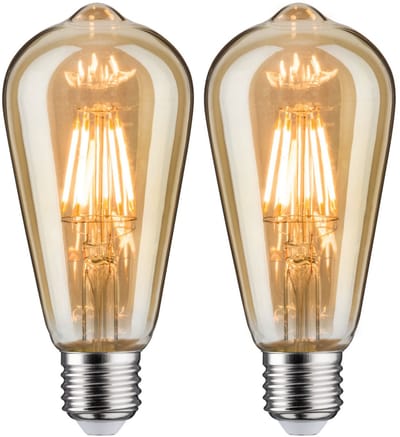 Vintage Edition Standaard 230 V LED-kolf ST64 E27 2x680lm 2x6,5W 2500K Goud