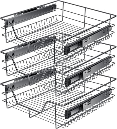 KESSER® Telescopische Lade Schuiflade Keukenkast Organizer max. 20kg Keukenlade