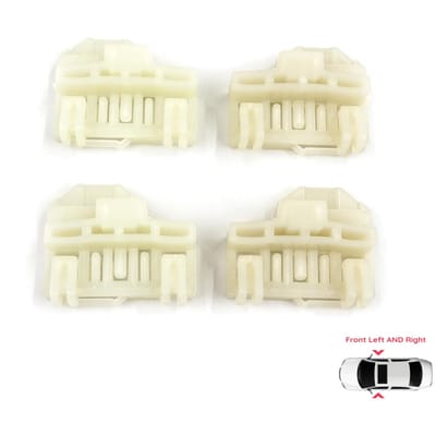 Clips de guidage de lève-vitre avant V1EWR46+V1EWR47 pour Pontiac Grand Am Sunfire Oldsmobile Alero Cutlass Chevrolet Cavalier Malibu