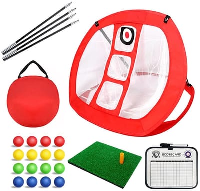 Dailygoods- Oefennet Opvouwbaar - Golf Oefennet - Chippingnet - Draagbaar - Pop-up Ontwerp - Betrouwbaar Net - Golfnet