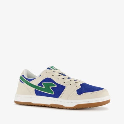 Blue Box jongens sneakers beige blauw - Maat 33