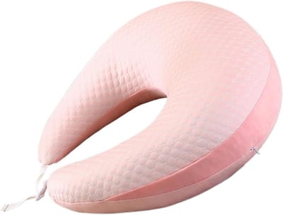 Leeskussen - Steunkussen Armsteun - Comfortabel Lezen - Versterkte Structuur - 60 x 55 x 20 cm - Roze