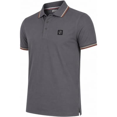 Solution - Heren Polo SS Flow - Grijs - Maat XXL