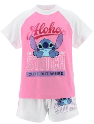 Disney lilo en Stitch Kleding-set Meisjes Roze Maat 140