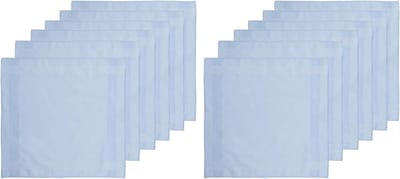 Zakdoeken Katoen - Herbruikbare Doekjes - Dagelijks Gebruik - Hoge Absorptie - 12 Stuks - Effen Kleuren