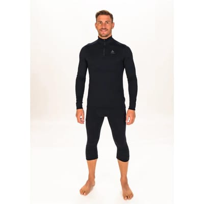Odlo Merino 200 3/4 Basislaag Broek Zwart S Man