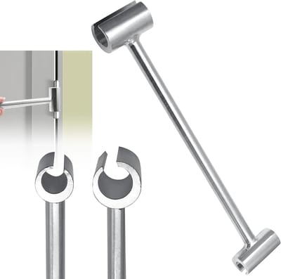 Hinge Clearance Adjustment Wrench - 14-19mm - Praktische Tools voor het Afstellen van Scharnieren - Heavy Key voor Beveiligingsdeuren - Deurscharnier verstelsleutel - Handgereedschap Verstelbare moersleutel