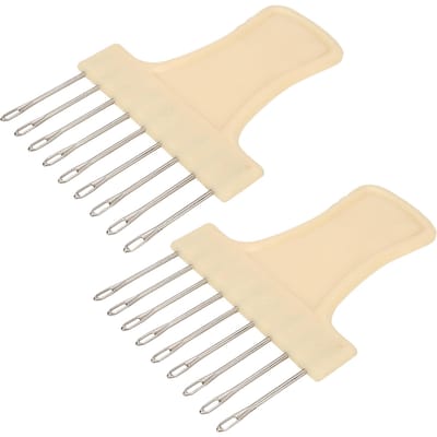 2 pièces Peigne de transfert pour machine à tricoter 9 aiguilles pour KH260 KH230 KH270 SK151 SK155 gray