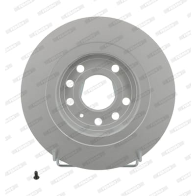 Remschijf FERODO DDF1288C achter, compleet, 2 stuk