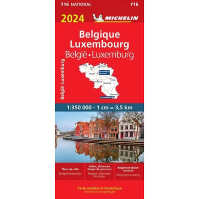 Michelin wegenkaart 716 België en Luxemburg 2024