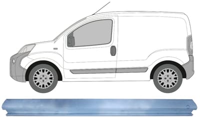 Reparatie dorpel voor Citroen Nemo 2007-2017 / Links