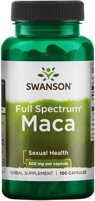 Supplementen - Maca 500mg - Vegan - 100 Capsules - Swanson