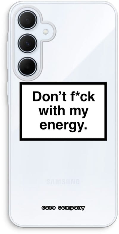 Case Company® - Hoesje geschikt voor Samsung Galaxy A35 hoesje - My energy - Soft Cover Telefoonhoesje - Bescherming aan alle Kanten en Schermrand