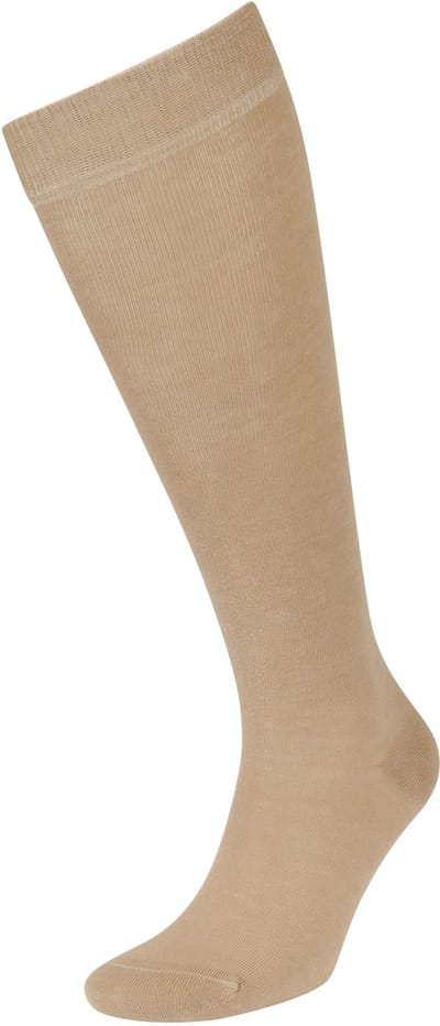 10CEL 6 paar zachte kniesokken sock beige 35-38 gemaakt van TENCEL™ Lyocell