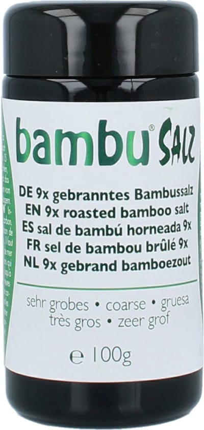 Bambu Salz Bamboezout zeer grof 9x gebrand 100 Gram