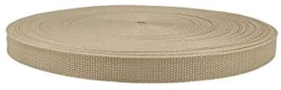 Polypropyleen Band - Tasriem Gordel - Tassen Maken - Hoge Belastbaarheid - 5 Meter Lengte - Beige