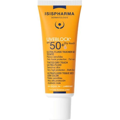 Isispharma Uveblock Ultra-Fluide Droge Touch Gekleurd SPF50+ 40 ml