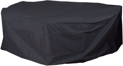 Afdekhoes MCW-J41, dekzeil beschermhoes, tuinmeubelset, antraciet ~ rond Ø 310cm