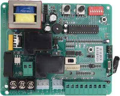 Universele printplaat voor schuifpoortopener, vervangende PCB met LED, elektrische motorprintplaat voor schuifpoorten en automatische deuren