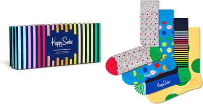 Happy Socks unisex giftbox 4P sokken colorful classics multi