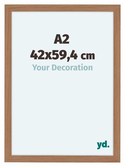 Your Decoration - Fotolijst A2 42x59,4 cm - MDF - Notenhout Licht - Como