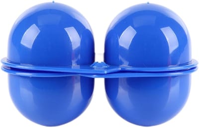 Eierbox - Draagbare Opslag - Koelkast Camping - Schokabsorberend Design - 18x5x5 cm - Blauw