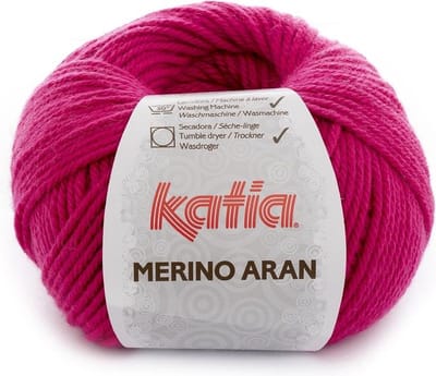 Katia Merino Aran - 52 fuchsia - Merinogaren