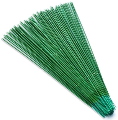 Bloemendraad Stelen - Bloemist Draad - Bloemstukken Maken - Voorgesneden Lengte - 25 cm - Donkergroen