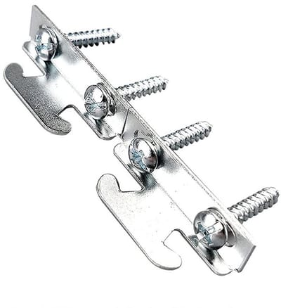 Dailygoods- Gordijnbeugel 4 stuks - Verguld Metaal - Duurzaam - Eenvoudig te Installeren - Ondersteuning - Slijtvast - Gordijnhaak
