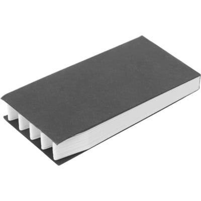 Lot de 100 bandelettes de test de parfum jetables avec couvercle noir white
