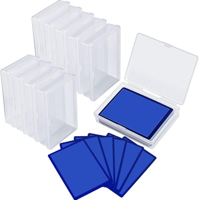 Pack of 10 Playing Card Box - Blank Plastic Storage Box voor Bankkaarten - Organisatie en Bescherming