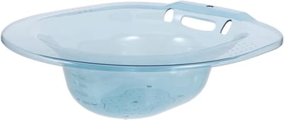 Plastic Zitbad - Bidetkom Bekken - Intieme Hygiëne - Ergonomisch Antislip Ontwerp - 395 x 365 cm - Blauw