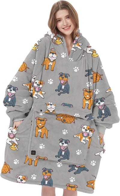Verwarmde Deken Hoodie - Draagbare Hoodie - Warm Blijven - 3 Warmtestanden - Oversized - Unisex