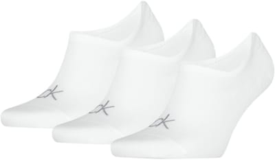 Calvin Klein Footies High Cut Heren 3-Pack Wit