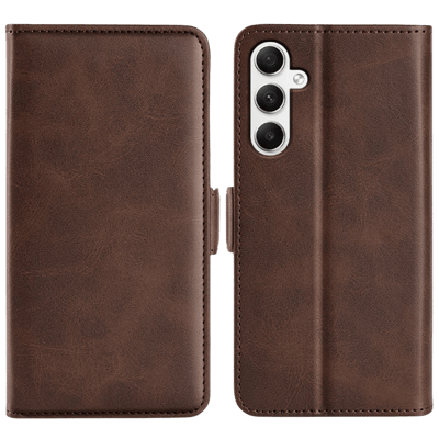 Comfycase Samsung Galaxy A35 Bookcase Hoesje Bruin