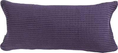 Heckettlane Kussensloop Wafel - Kussenhoes van 40x80 cm - 1 stuk - 100% Katoen - Paars
