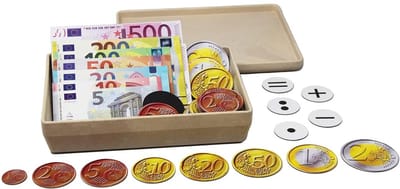 Magnetisch Speelgeld Euro Set voor Basis Rekenen en Winkeltje Spel - 100 Delen