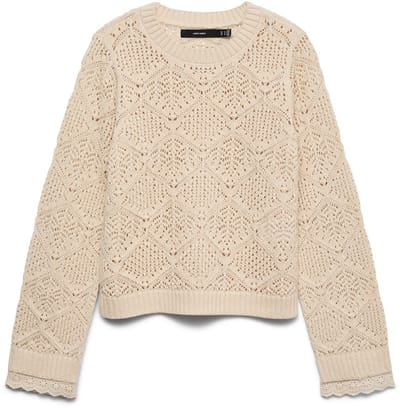 VERO MODA - VMSUSANA LS O-NECK PULLOVER - Dames - Gebreide truien