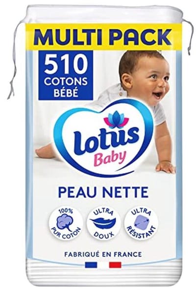 Babywattenschijfjes voor een schone huid - 510 Katoenen Schijfjes
