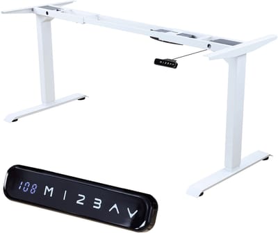 Albatros bureau onderstel LIFT, 2x motoren, elektrisch bureauframe in hoogte verstelbaar met geheugenfunctie voor buro - Bureau poten, Bureau frame, Bureautafel, Burotafel, Secretaire bureau